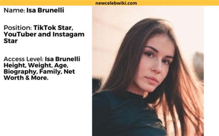 Isa Brunelli [TikTok Star] Wiki, Bio, Boyfriend, Net Worth, Age & More