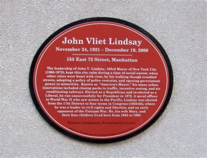 John Vliet Lindsay Biography - Facts, Childhood, Family Life & Achievements