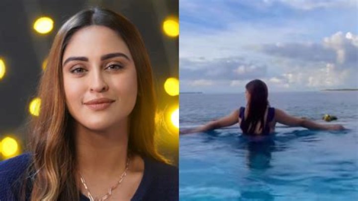 Krystle D’souza in Bathing Suit Dives "Into Happiness" — Celebwell