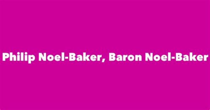 Philip Noel-Baker Biography - Facts, Childhood, Family Life & Achievements