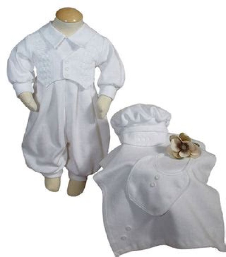 Polycotton Romper with Pin Tucking,Baptism and Christening Outfits, Dresses & Suits. — Blessed Celebration